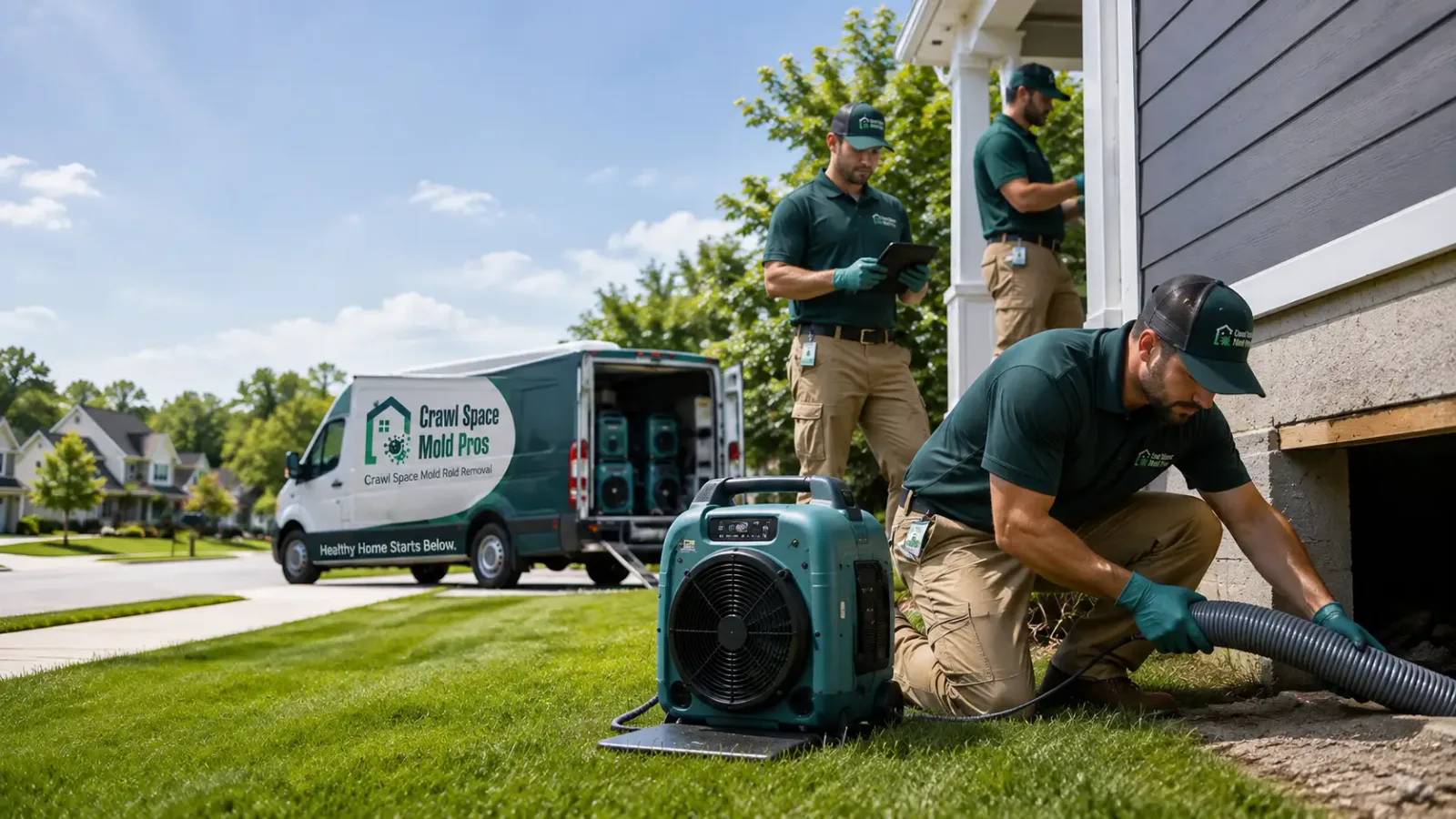 Crawl Space Mold Removal in Shortsville, NY